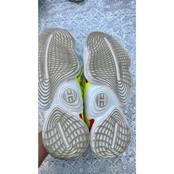 Adidas James Harden Vol 4 Red/Volt/Black Red Solar Yellow Size 11 779001 EH2449 - Picture 7 of 9